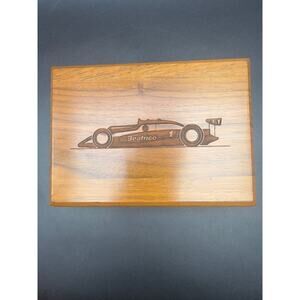 VTG Beatrice F1 Formula 1 Wooden Box Lola THL1 THL2 Race Car Engraved Alan Jones